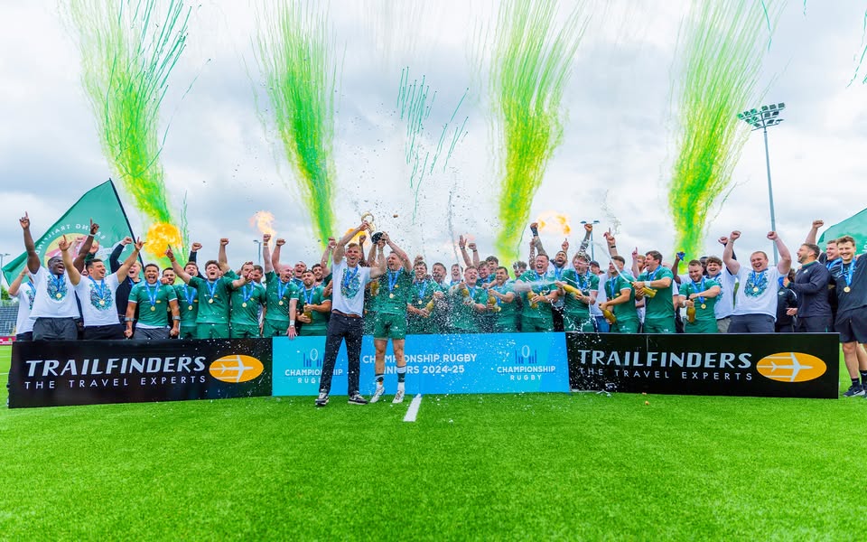 Congratultaions Ealing Trailfinders: 2024/25 Rugby Championship Champions.